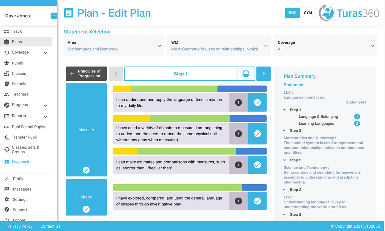 Turas360 planning and assessment tool